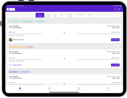 Driverry tablet view 1
